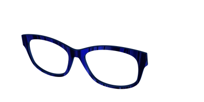 The Indigo Moire Stripes