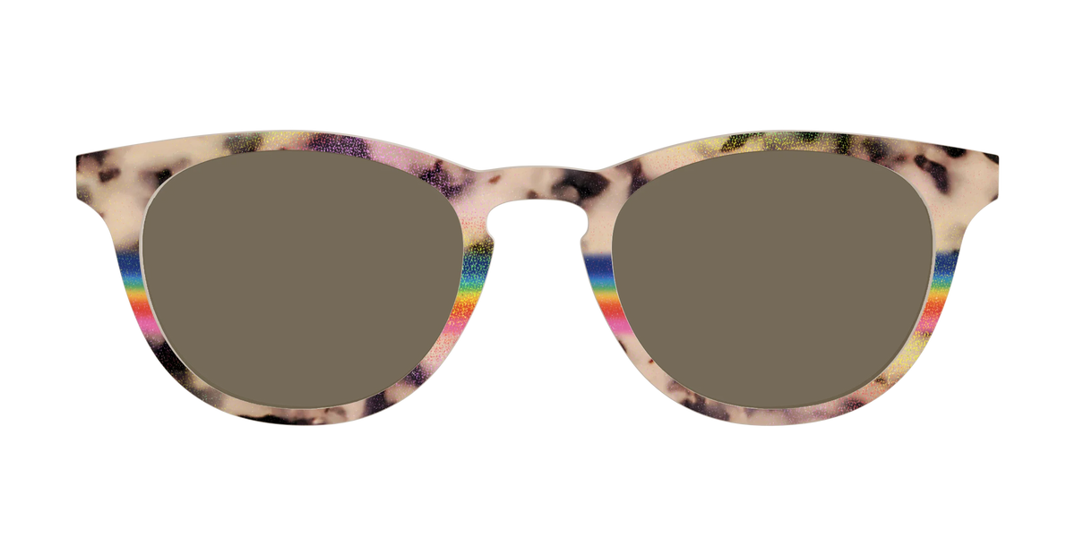 The Polarized Prism Split Tortoise Sun Top