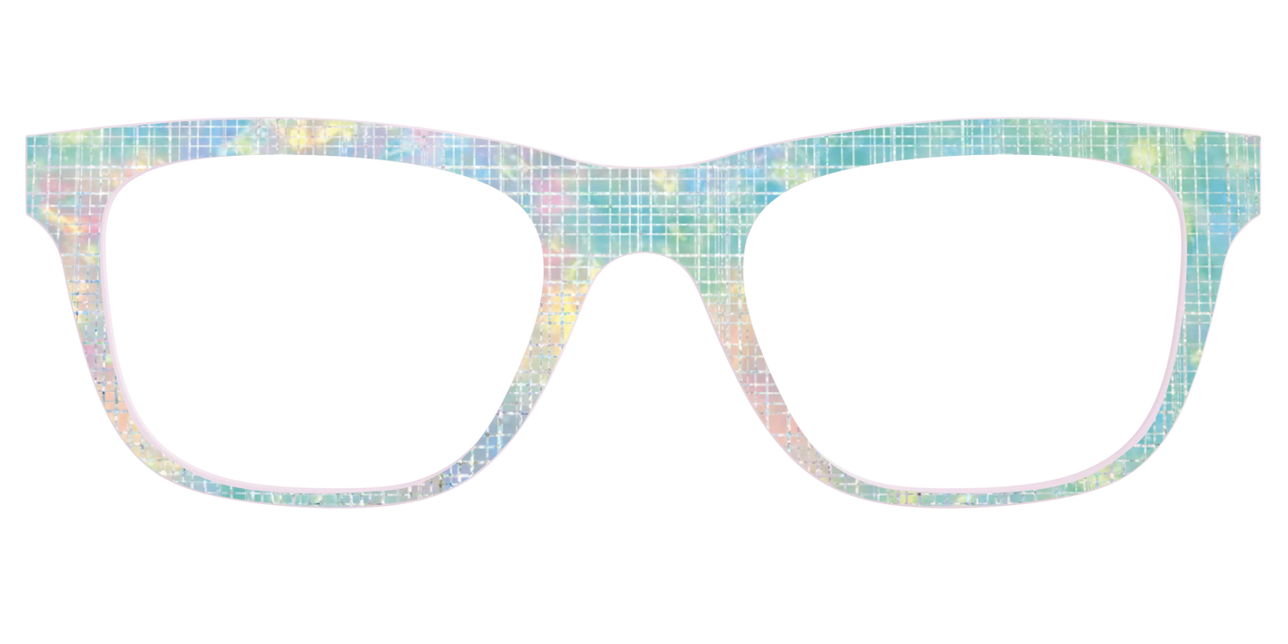 The Pastel Gradient with Holographic Hatching