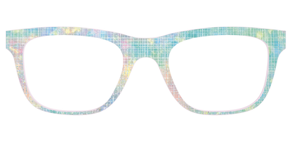 The Pastel Gradient with Holographic Hatching