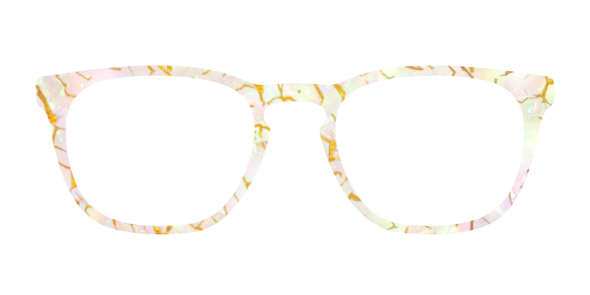 The Opalescent Pearl with Gold Streaks