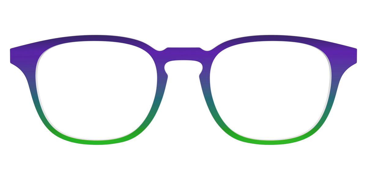 The Ultra Violet to Bright Green Gradient