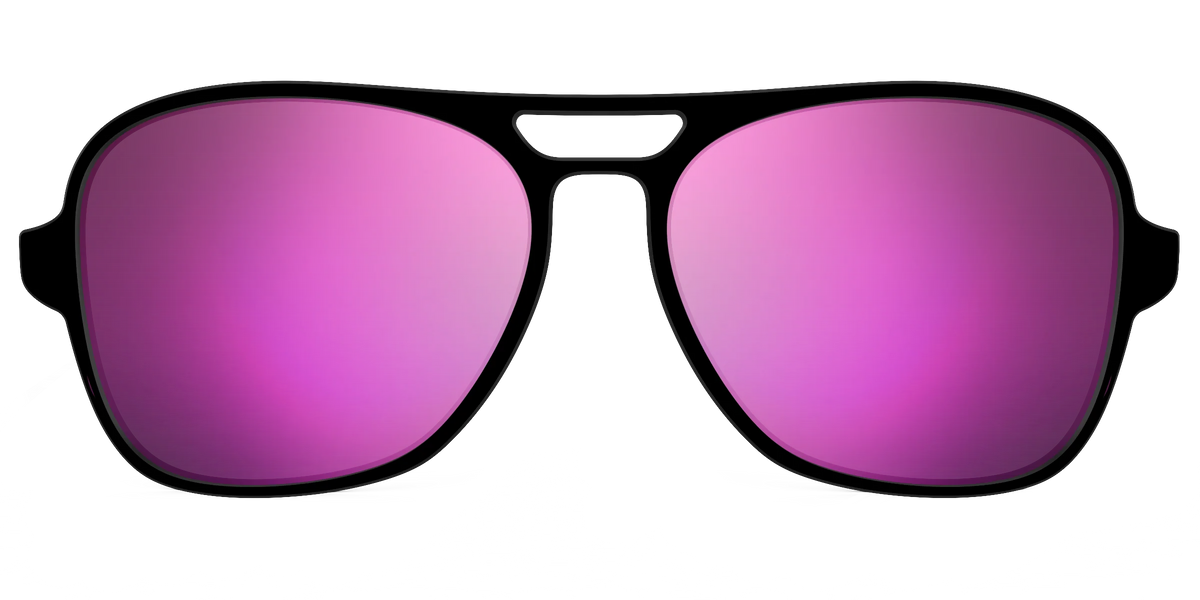 The Polarized Pink Reflective Sun Top