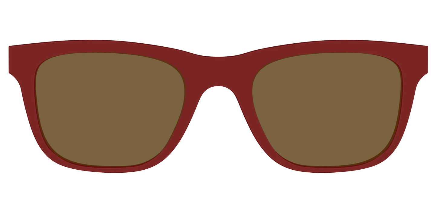 The Polarized Burgundy Sun Top