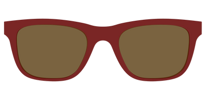 The Polarized Burgundy Sun Top