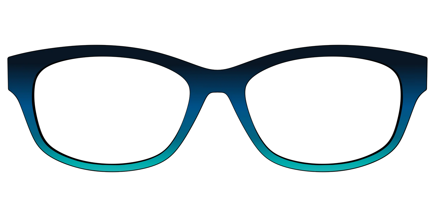 The Royal Blue to Seafoam Gradient