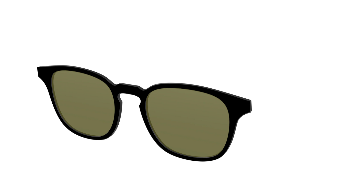 The Black with Green Racquet Sport Lens