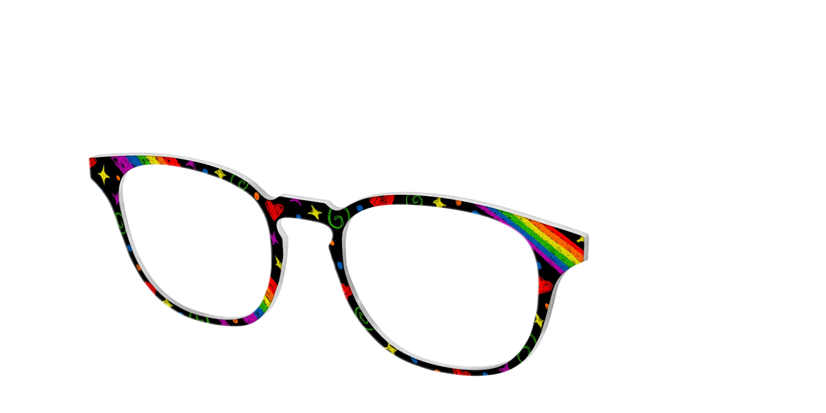 The Rainbow Chalk Doodles