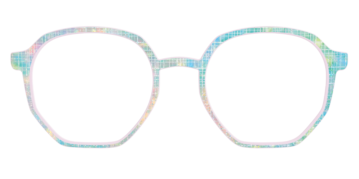 The Pastel Gradient with Holographic Hatching