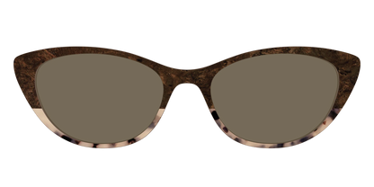 The Polarized Dark Oak Tortoise Split Sun Top
