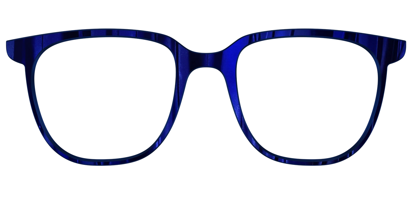 The Indigo Moire Stripes