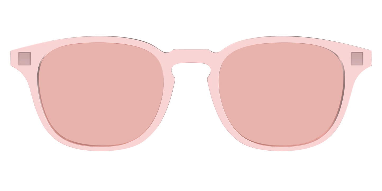 The Pink Crystal With Coral Pink Lens