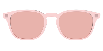 The Pink Crystal With Coral Pink Lens