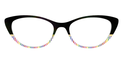 The Chic Pride Stripes Crystal with Gold Foil