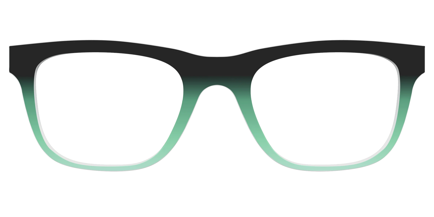 The Black to Spearmint Gradient