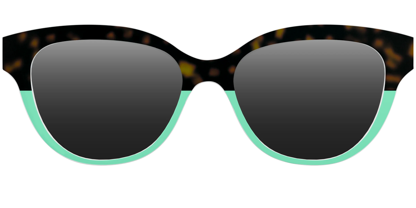 The Polarized Matcha Split Sun Top