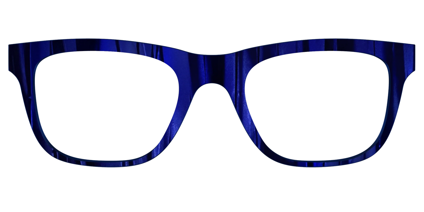 The Indigo Moire Stripes