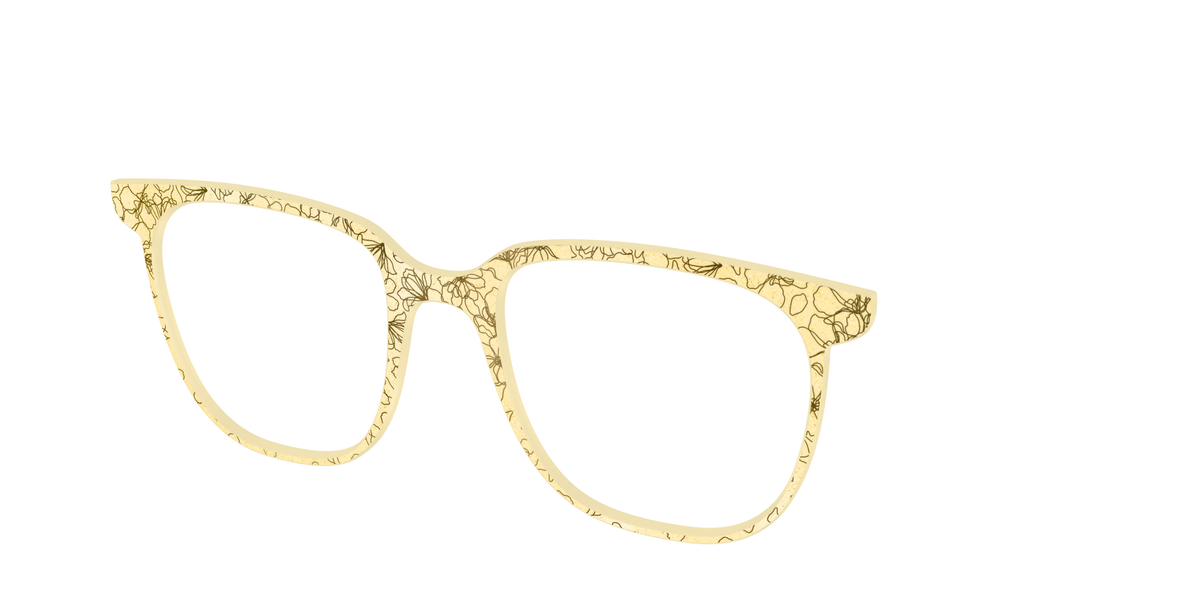 The Yellow Shimmer Petals with Gold Foil