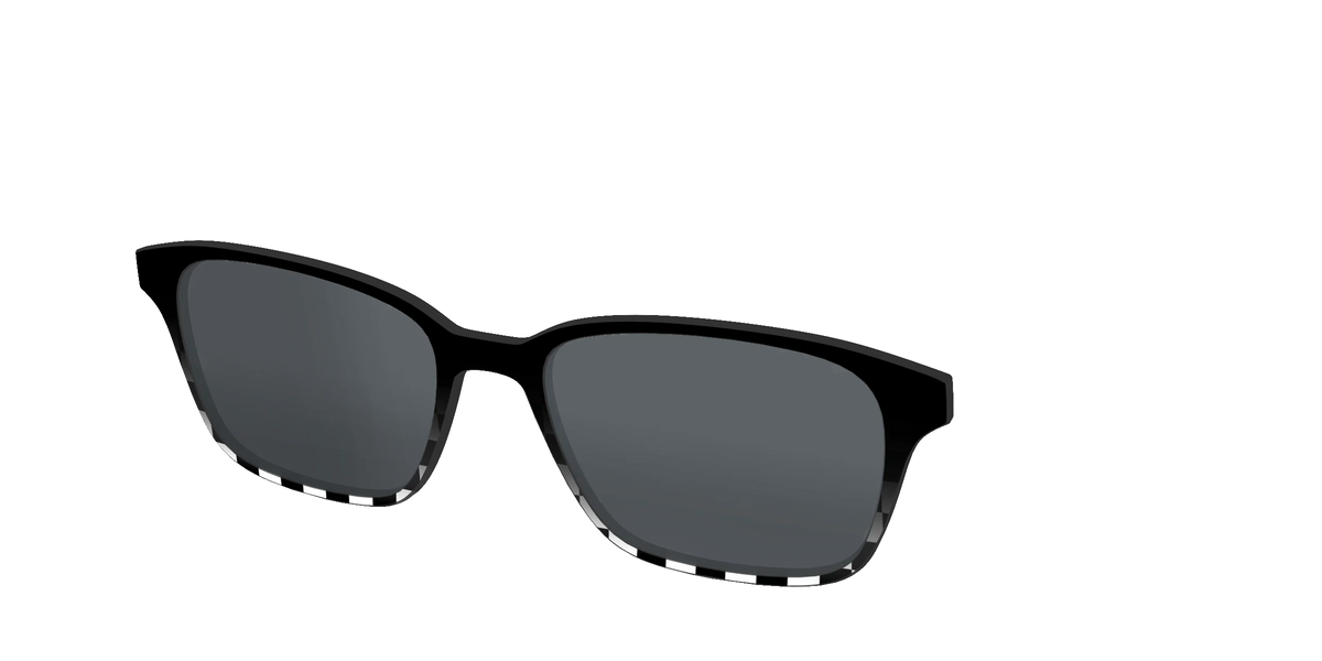 The Polarized Checkerboard Fade Sun Top