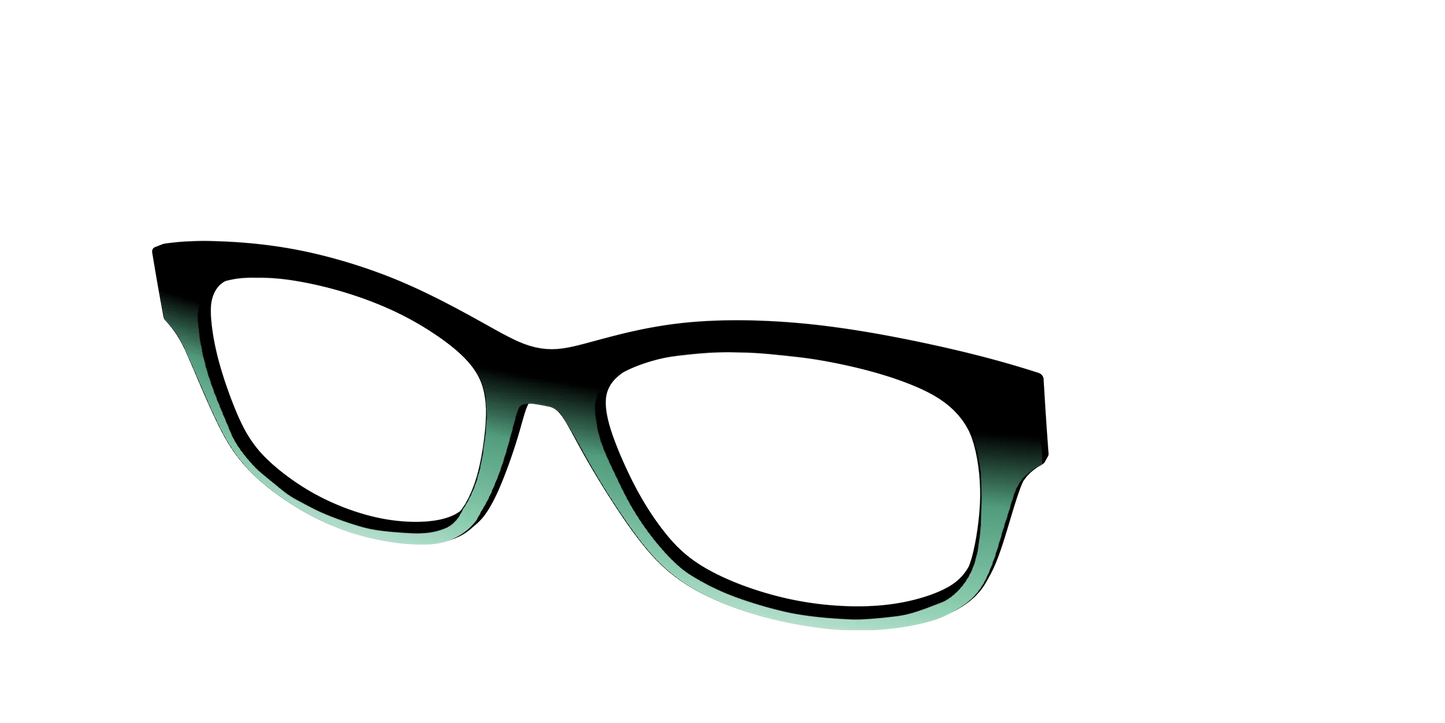 The Black to Spearmint Gradient