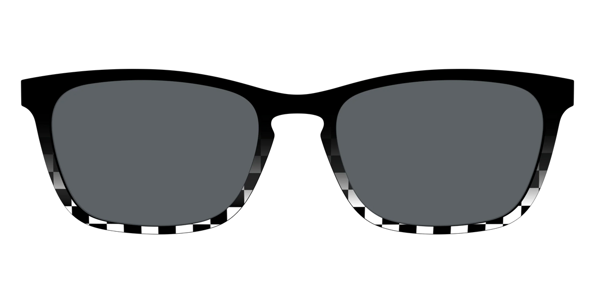The Polarized Checkerboard Fade Sun Top