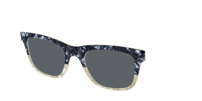 The Polarized Navy to Taupe Pearl Split Sun Top
