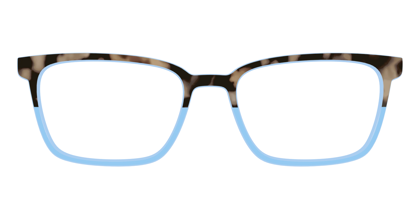 The Denim Tortoise Crystal Split