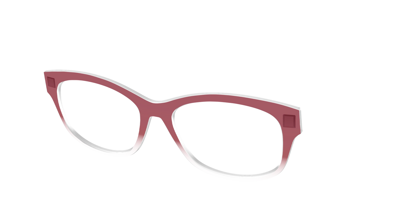 The Burgundy Gradient Crystal