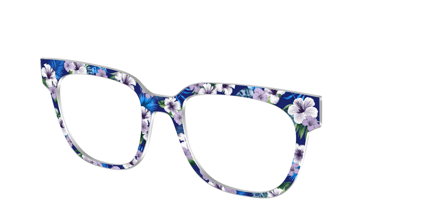 The Tropical Blue Blossoms