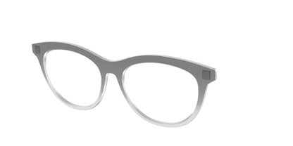 The Charcoal to Light Gray Gradient Crystal