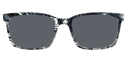 The Polarized Zebra Pearl Split Sun Top