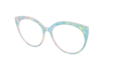The Pastel Gradient with Holographic Hatching