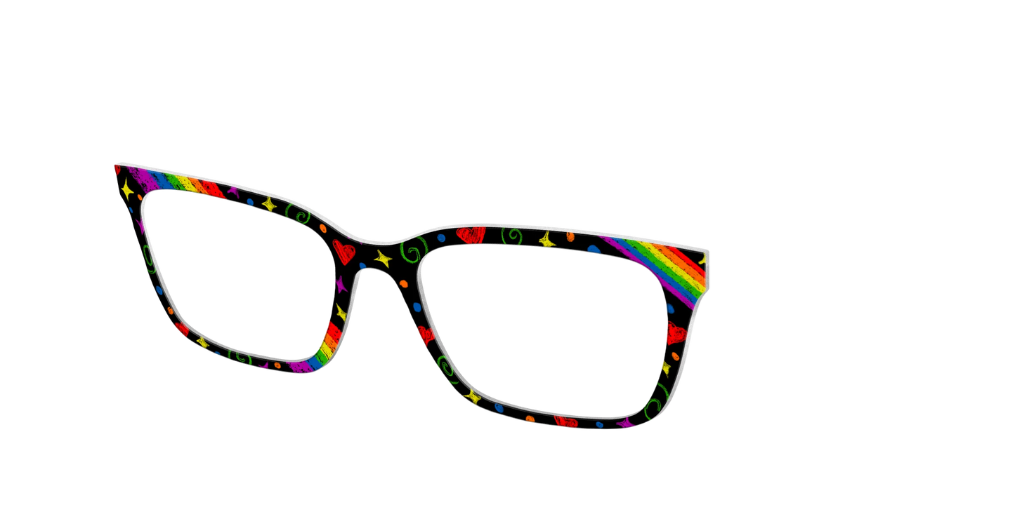 The Rainbow Chalk Doodles