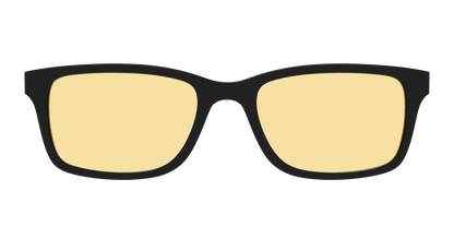 The Black With Citrine Yellow Lens