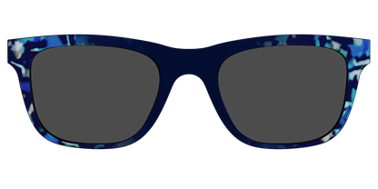 The Polarized Indigo Tortoise Sun Top