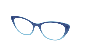 The Indigo to Sky Blue Gradient Crystal