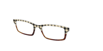 The Ivory Plaid Wood Split