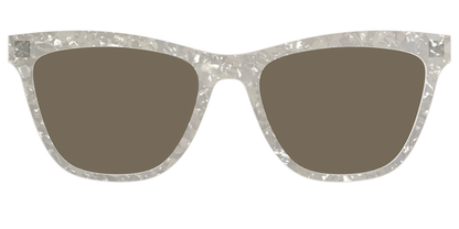 The Polarized White Quartz Pearl Sun Top