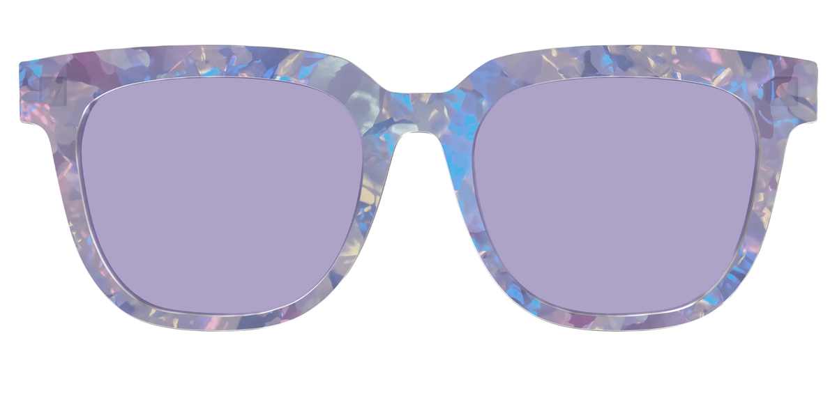 The Lavender Pearl Tort With Celestial Purple Lens