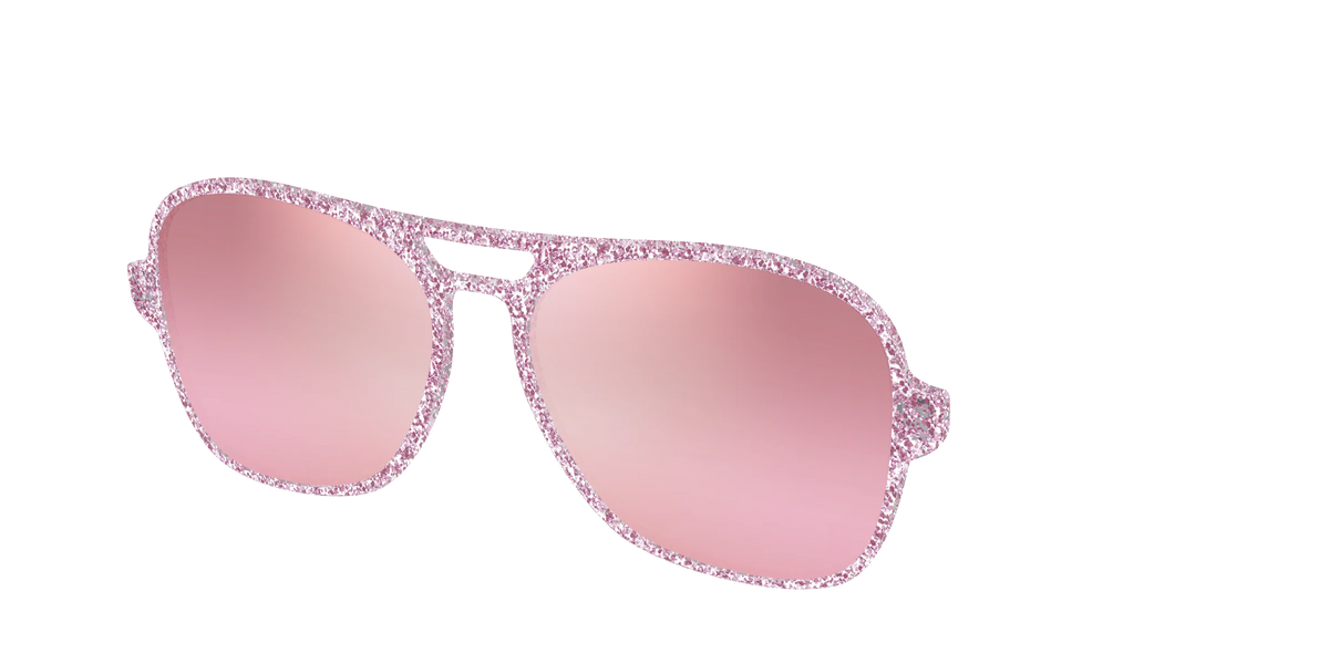 The Polarized Rose Gold Sparkle Sun Top