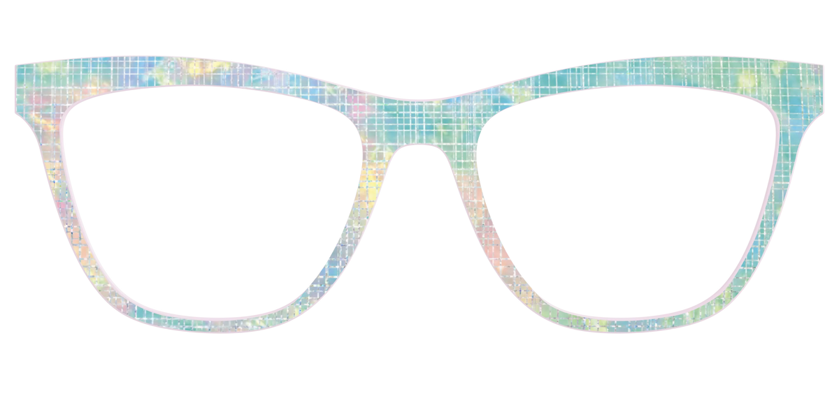 The Pastel Gradient with Holographic Hatching
