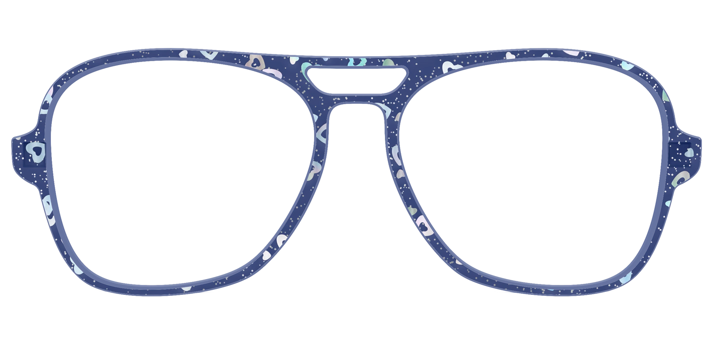 The Denim Heart Glitter Crystal