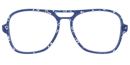The Denim Heart Glitter Crystal