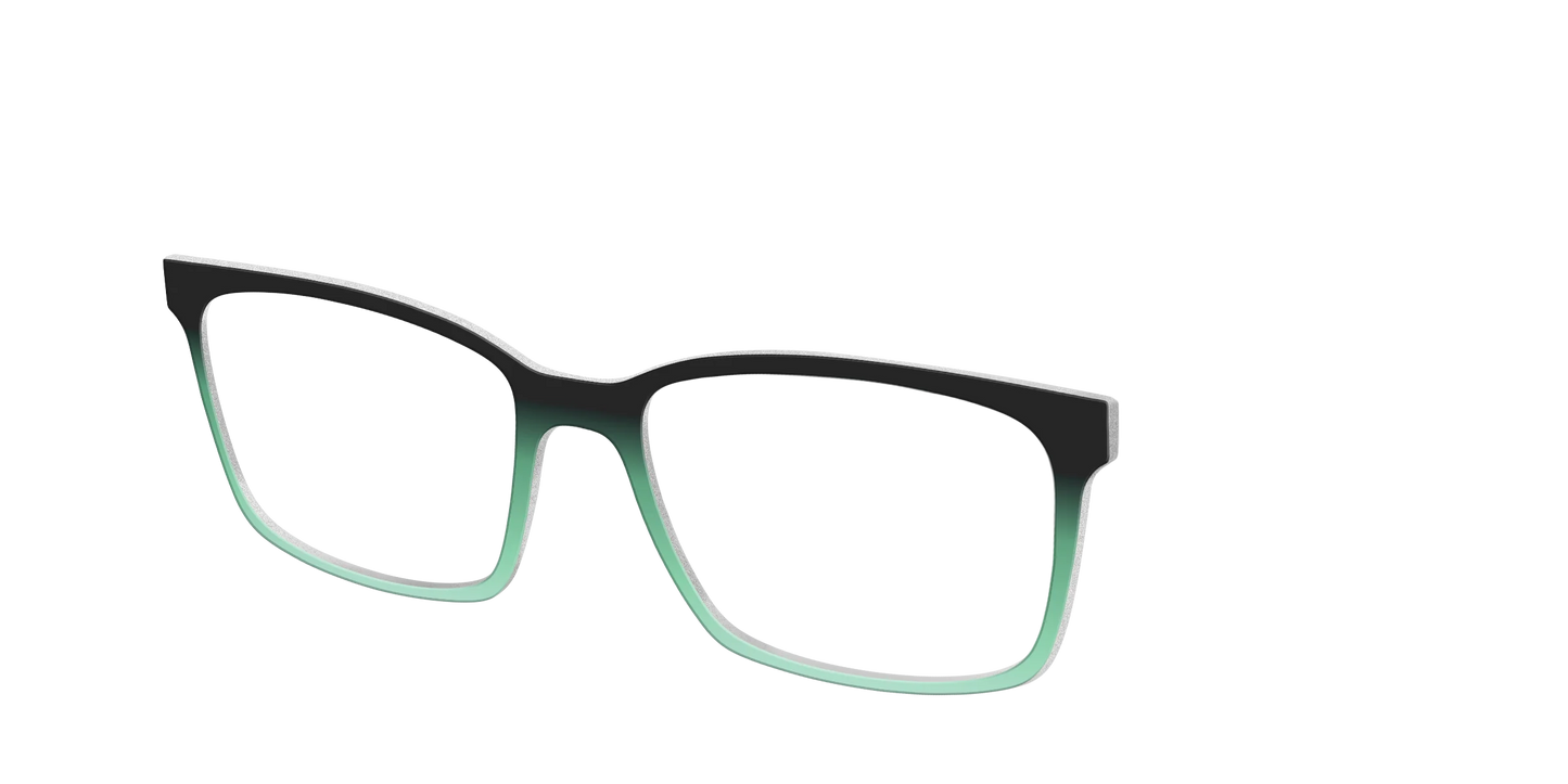 The Black to Spearmint Gradient