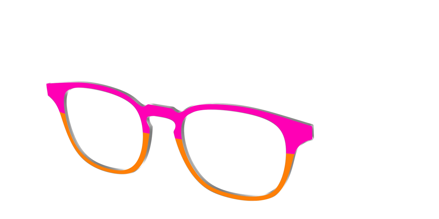 The Cerise and Tangerine Split