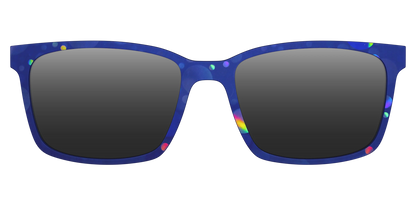 The Polarized Navy Holographic Bubbles Sun Top