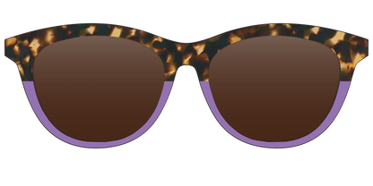 The Polarized Lavender Tortoise Split Sun Top