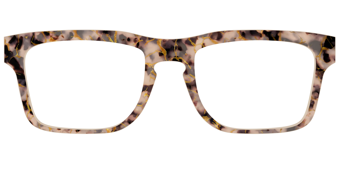 The Almond Tortoise with Gold Streaks