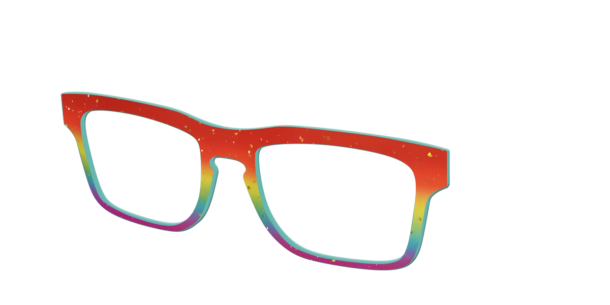 The Spectrum Gradient with Gold Flakes