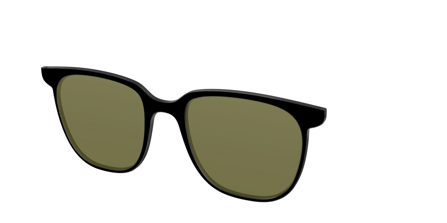 The Black with Green Racquet Sport Lens